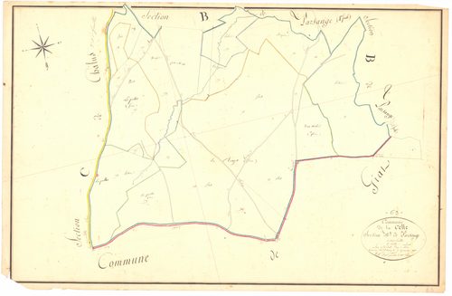 La Celle - 53 FI 156      Section B de Parsange, 3ème feuille