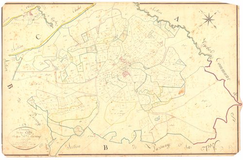 La Celle - 53 FI 154      Section B de Parsange, 1ère feuille