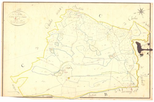 La Celle - 53 FI 160      Section C de Chalus, 4ème feuille