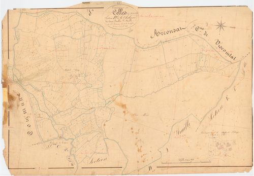 Celles-sur-Durolle - 55 FI 185      Section D de la Chabanne, 1ère feuille