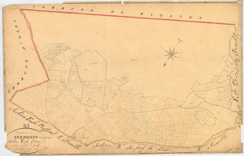 Ceyssat - 51 FI 297      Section F de Gorce, 1ère feuille