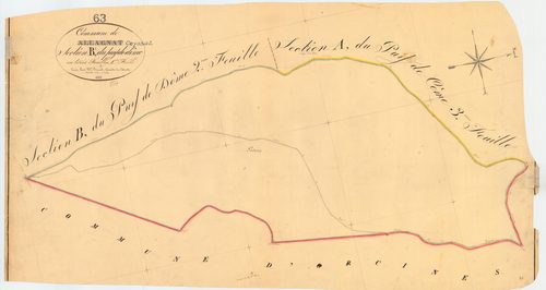 Ceyssat - 51 FI 288      Section B du Puy de Dôme, 1ère feuille
