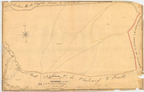 Ceyssat - 51 FI 291      Section C de Chabrary, 1ère feuille