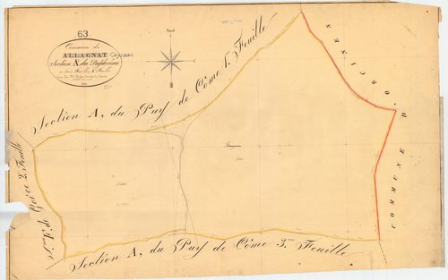 Ceyssat - 51 FI 286      Section A du Puy de Côme, 2ème feuille