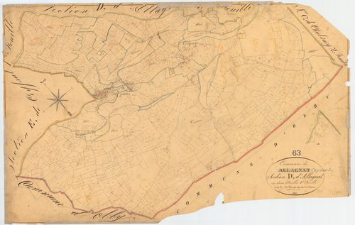 Ceyssat - 51 FI 294      Section D d'Allagnat, 2ème feuille