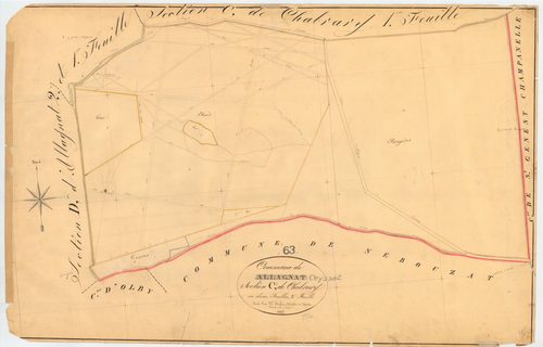 Ceyssat - 51 FI 292      Section C de Chabrary, 2ème feuille
