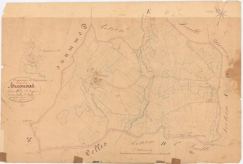 Chabreloche - 55 FI 203      Ssection E de Saint-Joignis, 1ère feuille