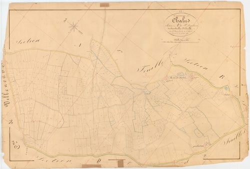 Chalus - 54 Fi 220      Section A de Sainte-Magdelaine, 2ème feuille