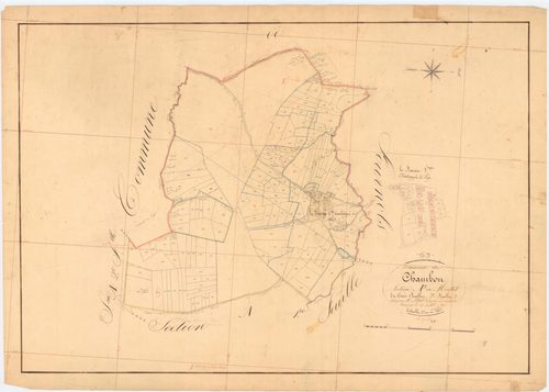 Chambon-sur-Dolore - 55 FI 208      Section A du Moutet, 3ème feuille