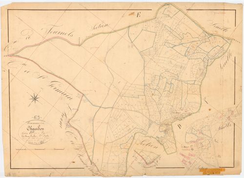 Chambon-sur-Dolore - 55 FI 214      Section D des Ayes, 2ème feuille