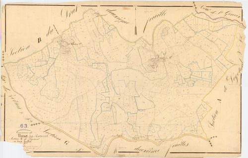 Chaméane - 54 Fi 1110      Section A de Pégotard, 1ère feuille