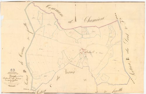 Chaméane - 54 Fi 1114      Section C du Vernet, 1ère feuille