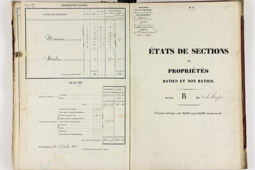 Champagnat-le-Jeune - P 11236/2      Section B
