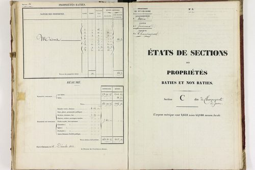 Champagnat-le-Jeune - P 11236/3      Section C