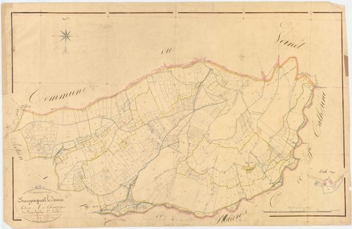 Champagnat-le-Jeune - 54 Fi 252      Section A de Champagnaguet, 1ère feuille