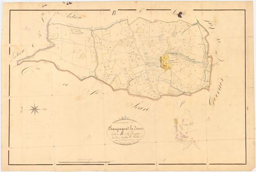 Champagnat-le-Jeune - 54 Fi 255      Section B de la Brugère, 2ème feuille