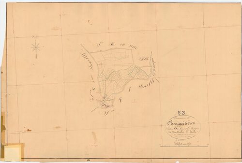 Champétières - 55 FI 226      Section G de Mons et les Besseyres, 1ère feuille