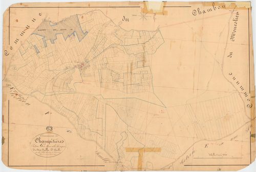 Champétières - 55 FI 227      Section G de Mons et les Besseyres, 2ème feuille