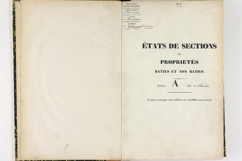Chanat-la-Mouteyre - P 9151/1      Section A
