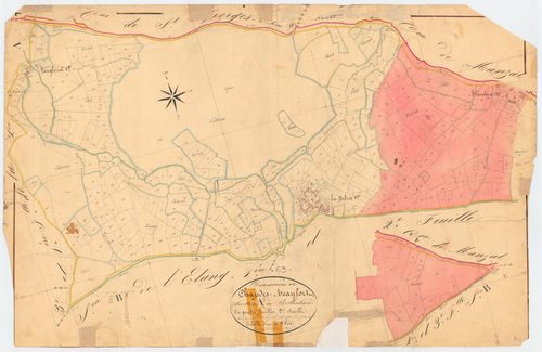 Chapdes-Beaufort - 53 FI 182      Section A de Bellechard, 2ème feuille