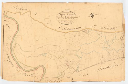 Chapdes-Beaufort - 53 FI 191      Section F des Bouchauds, 1ère feuille