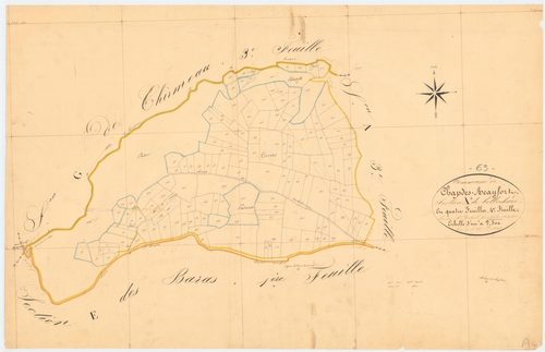 Chapdes-Beaufort - 53 FI 184      Section A de Bellechard, 4ème feuille