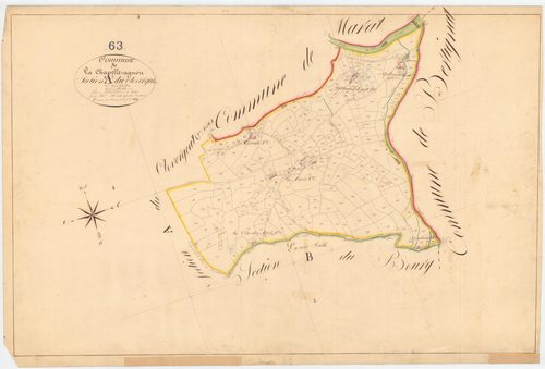 La Chapelle-Agnon - 55 FI 231      Section A de Clovergeat, 3ème feuille