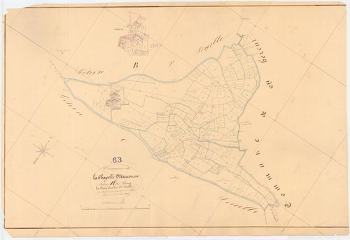 La Chapelle-Marcousse - 54 Fi 272      Section B du Bourg, 3ème feuille