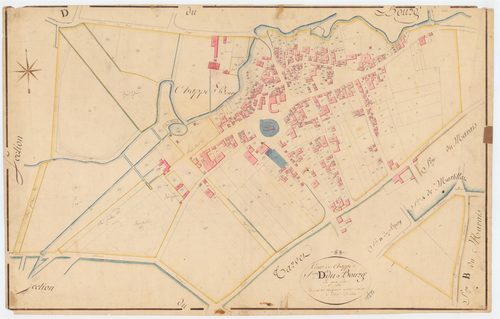 Chappes - 53 FI 203      Section D du Bourg, 1ère feuille