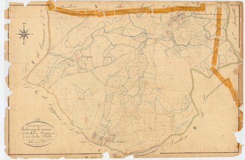 Charbonnières-les-Varennes - 53 FI 223      Section G de Veygoux, 1ère feuille