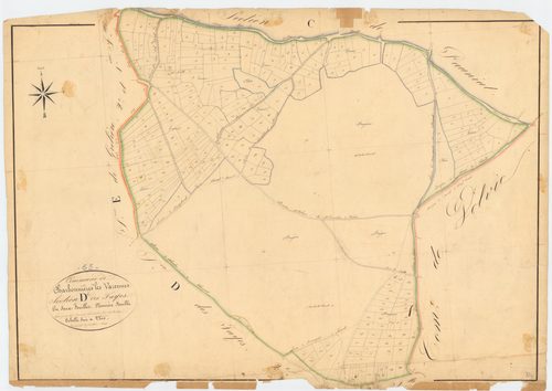 Charbonnières-les-Varennes - 53 FI 217      Section D des Fayes, 1ère feuille