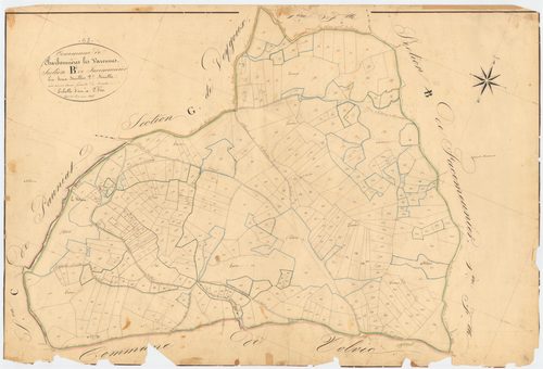 Charbonnières-les-Varennes - 53 FI 215      Section B de Facemeunier, 2ème feuille