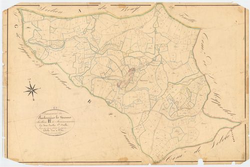 Charbonnières-les-Varennes - 53 FI 214      Section B de Facemeunier, 1ère feuille