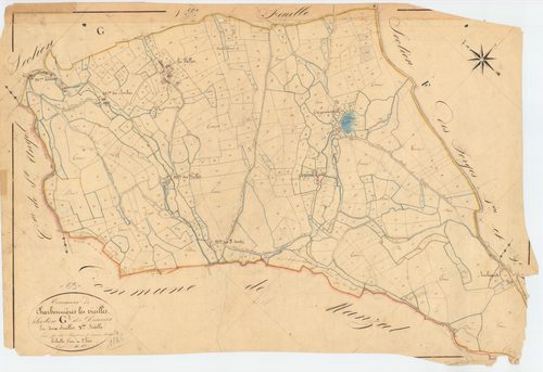 Charbonnières-les-Vieilles - 53 FI 241      Section G des Desniers, 2ème feuille