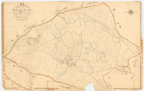 Charbonnières-les-Vieilles - 53 FI 236      Section E de la Brousse, 1ère feuille
