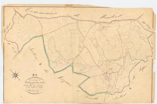 Charbonnières-les-Vieilles - 53 FI 231      Section C de Bogros, 1ère feuille