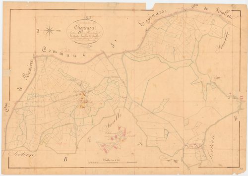 Charensat - 53 FI 248      Section B de Montaudot, 3ème feuille