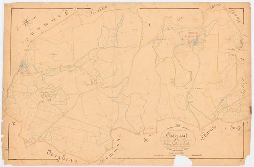 Charensat - 53 FI 244      Section A des Lignères, 2ème feuille