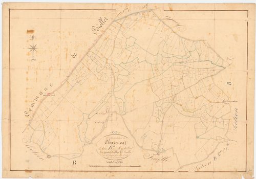 Charensat - 53 FI 249      Section B de Montaudot, 4ème feuille
