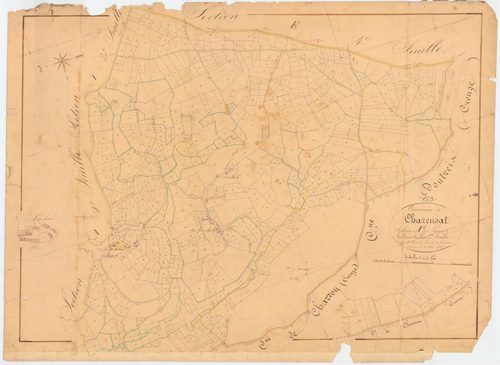 Charensat - 53 FI 243      Section A des Lignères, 1ère feuille
