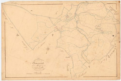 Charensat - 53 FI 254      Section D de la Pradelle, 1ère feuille