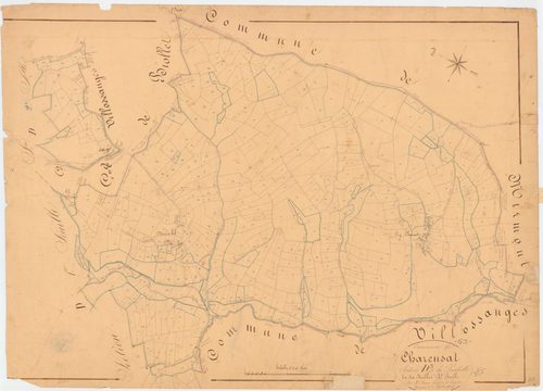 Charensat - 53 FI 256      Section D de la Pradelle, 3ème feuille