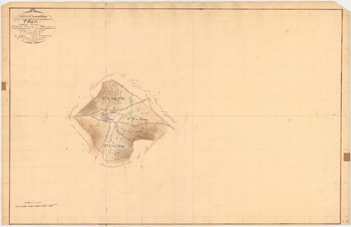 Chas - 51 FI 329      Tableau d'assemblage du plan cadastral parcellaire de la commune de Chas