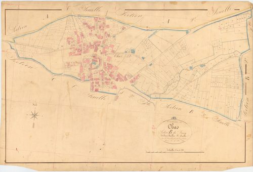 Chas - 51 FI 332      Section B du Bourg, 1ère feuille
