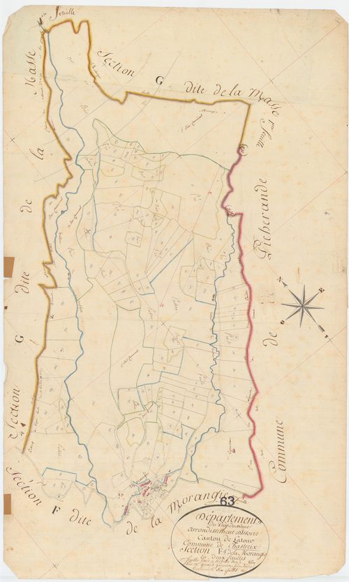 Chastreix - 54 Fi 302      Section F de la Morangie, 1ère feuille