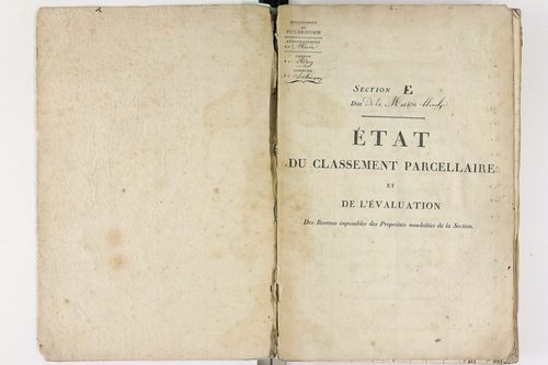 Châteaugay - P 10176      Section E (1813)