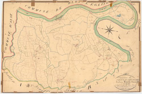 Châteauneuf-les-Bains - 53 FI 278      Section B de la Chaux, 1ère feuille