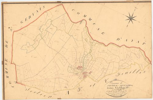 Châteauneuf-les-Bains - 53 FI 275      Section A de Sainte-Liuge, 1ère feuille