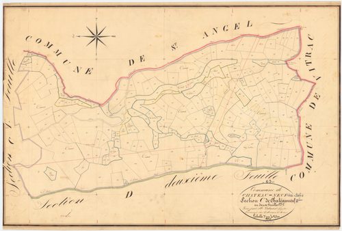 Châteauneuf-les-Bains - 53 FI 282      Section C de Château-Neuf, 2ème feuille