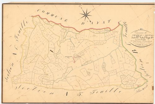 Châteauneuf-les-Bains - 53 FI 276      Section A de Sainte-Liuge, 2ème feuille